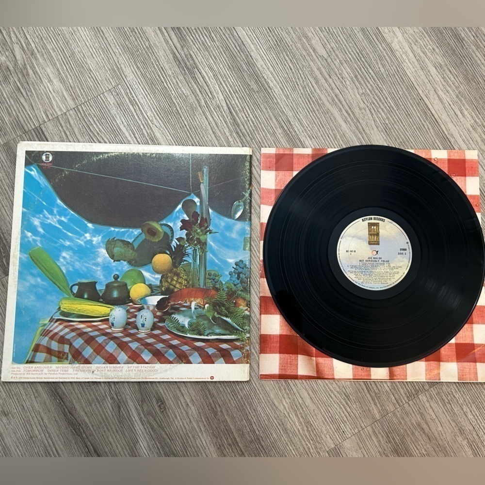 JOE WALSH But Seriously, Folks vintage first cut 1978 vinyl Lp album. 12”. 33rpm - Picture 2 of 7